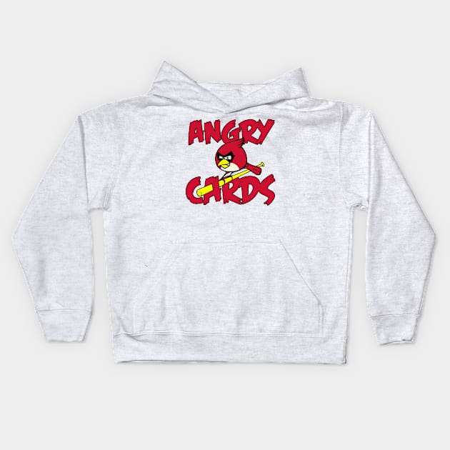 Angry Cards Original Logo Kids Hoodie by Lulaco